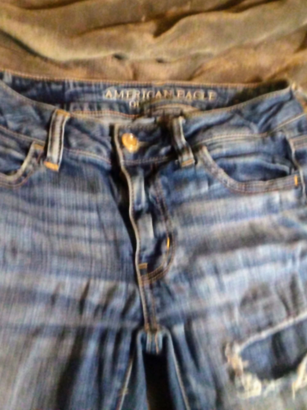 American Eagle Distressed Jeggings Size 0 Skinny Jeans